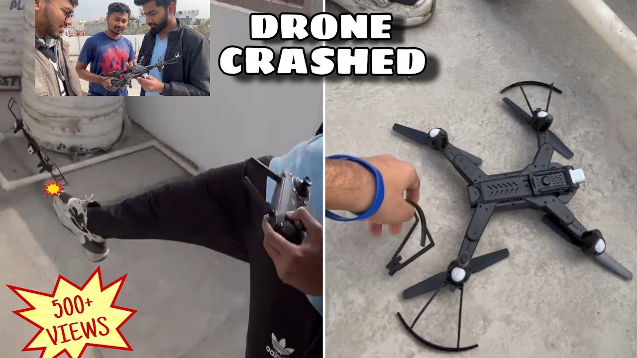 Drone crash fail